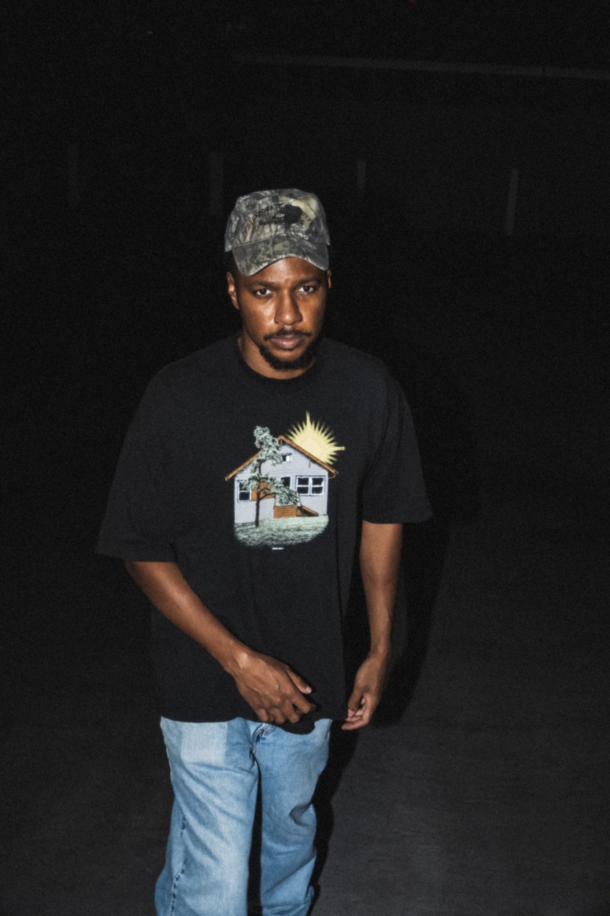 Black "Long Way Home" Tee
