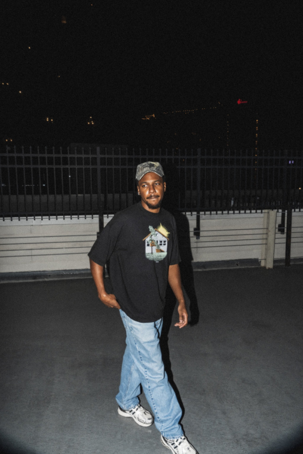 Black "Long Way Home" Tee