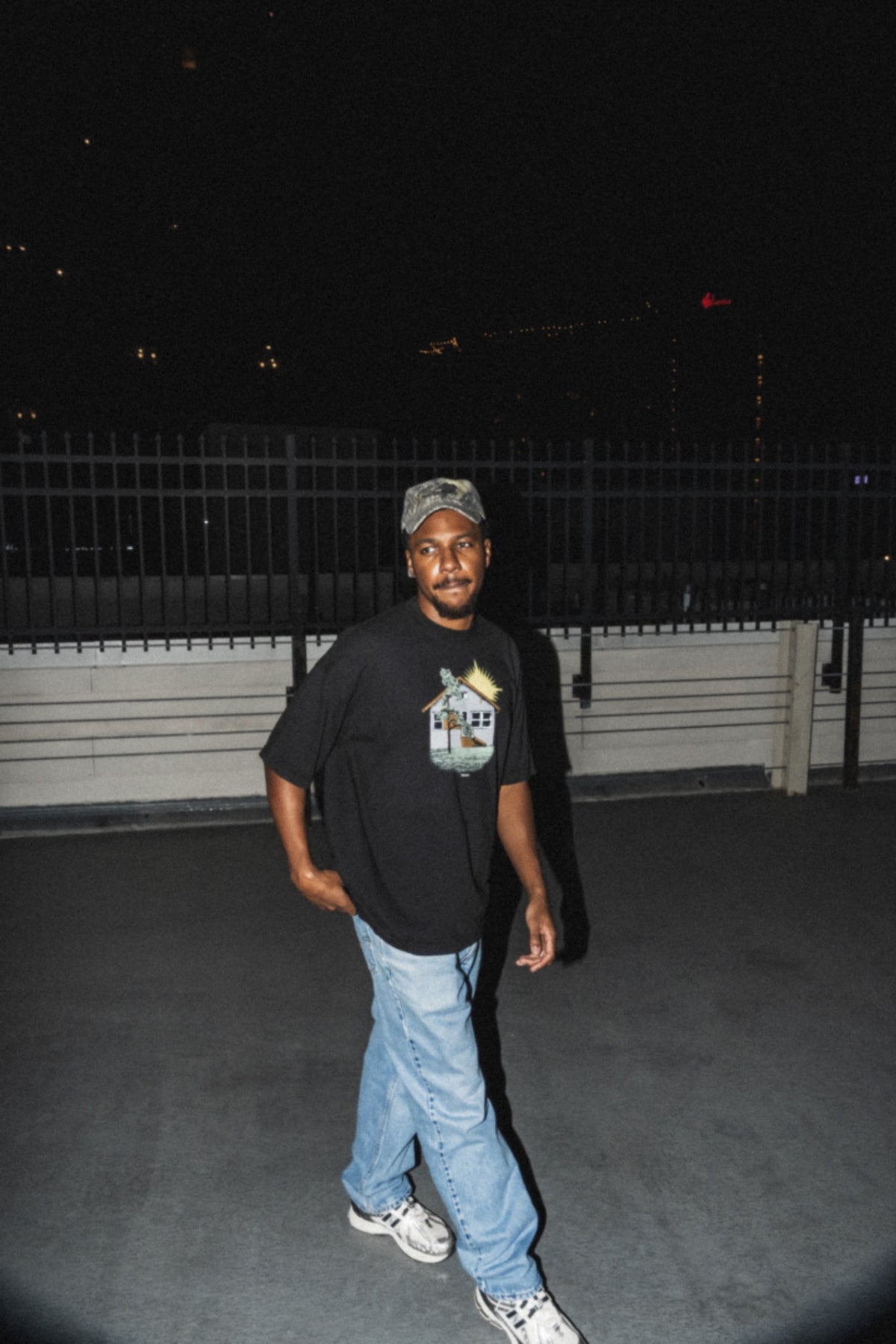Black "Long Way Home" Tee
