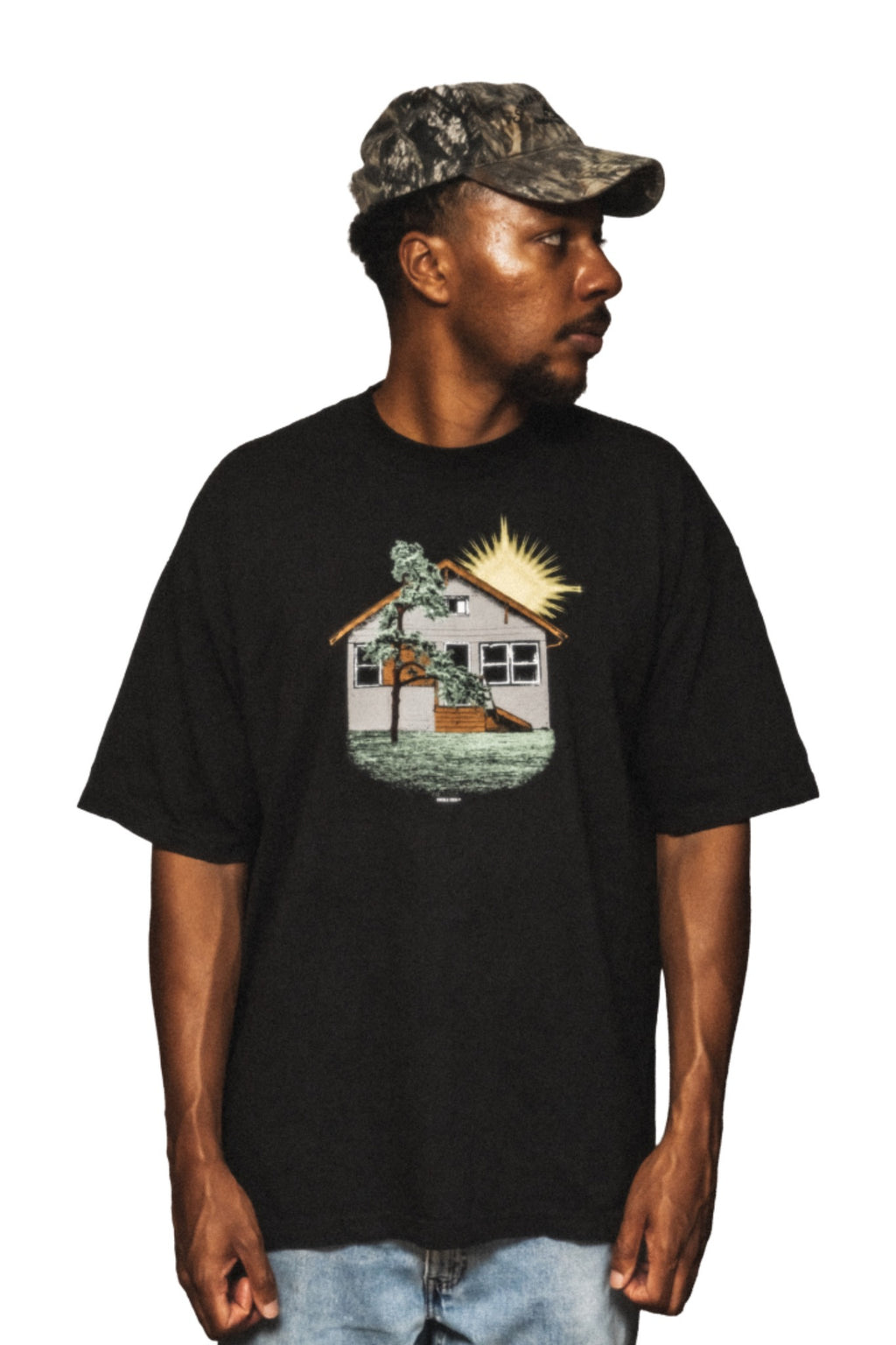 Black "Long Way Home" Tee