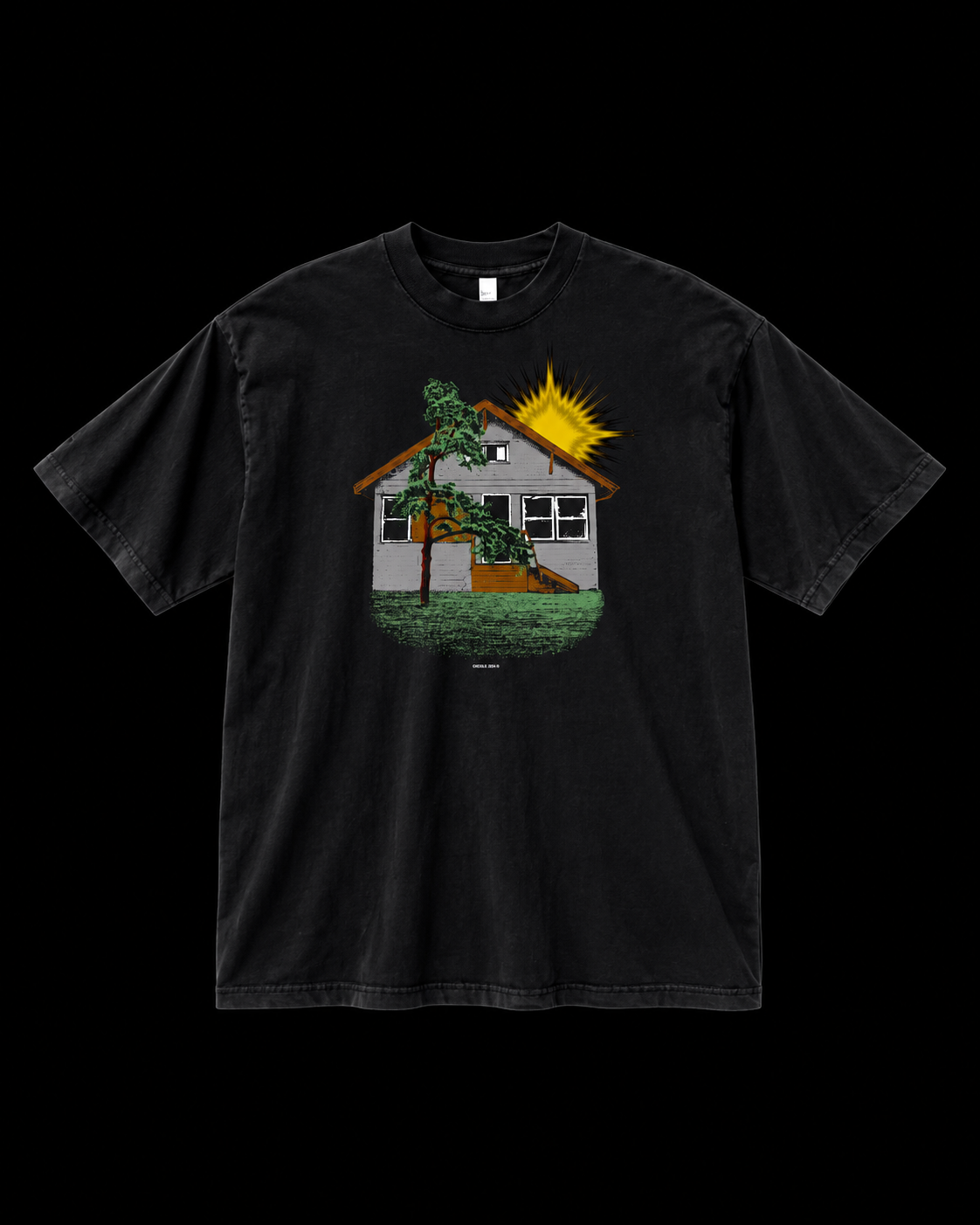 Black "Long Way Home" Tee